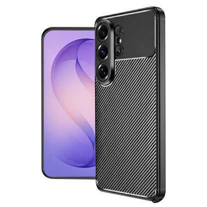 Ovitek za Samsung Galaxy S26 Ultra, Techsuit, CarbonFiber, Črn