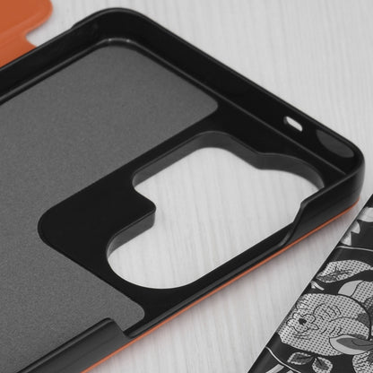 Ovitek za Samsung Galaxy S26 Ultra, Techsuit, eFold, Oranžen