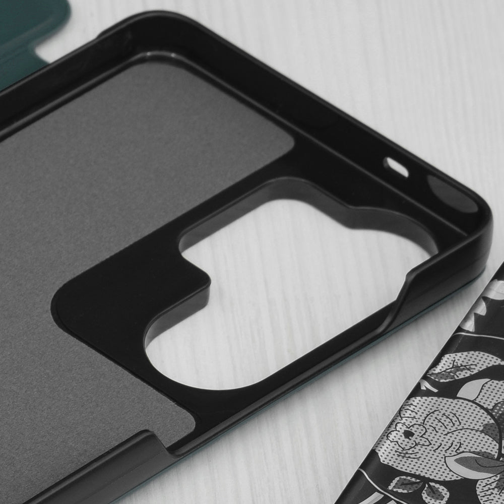 Ovitek za Samsung Galaxy S26 Ultra, Techsuit, eFold, Temno zelen