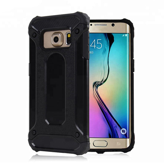 Ovitek za Samsung Galaxy S6 G920, Techsuit, Hybrid Armor, Črn