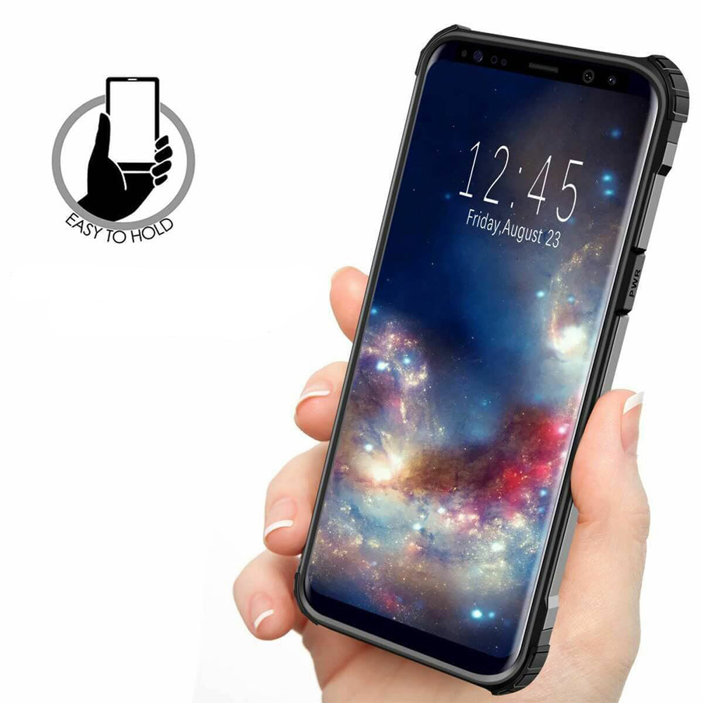 Ovitek za Samsung Galaxy S6 G920, Techsuit, Hybrid Armor, Črn