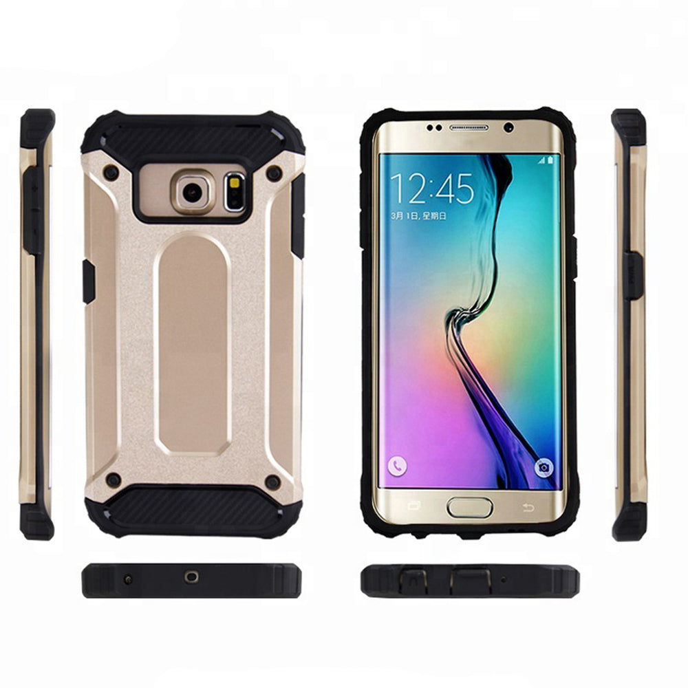Ovitek za Samsung Galaxy S6 G920, Techsuit, Hybrid Armor, Črn