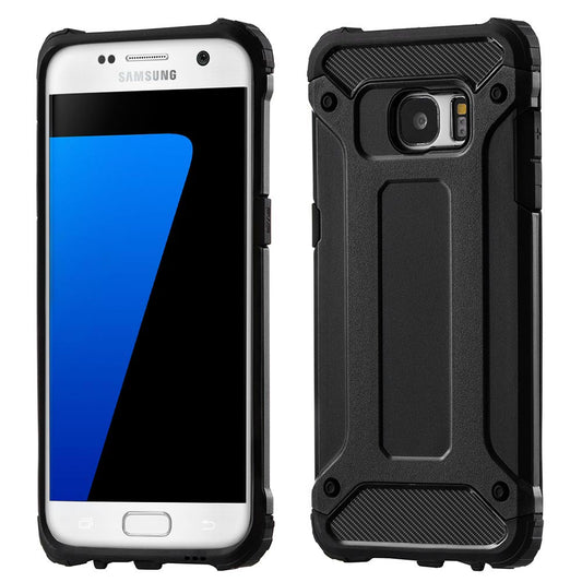 Ovitek za Samsung Galaxy S7 edge G935, Techsuit, Hybrid Armor, Črn
