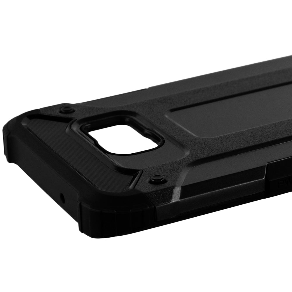 Case for Samsung Galaxy S7 edge G935, Techsuit, Hybrid Armor, Black