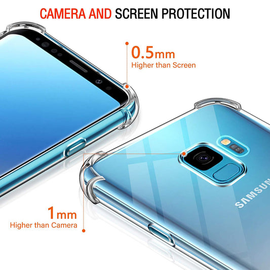 Ovitek za Samsung Galaxy S9 G960, Techsuit, odporen na udarce, prozoren