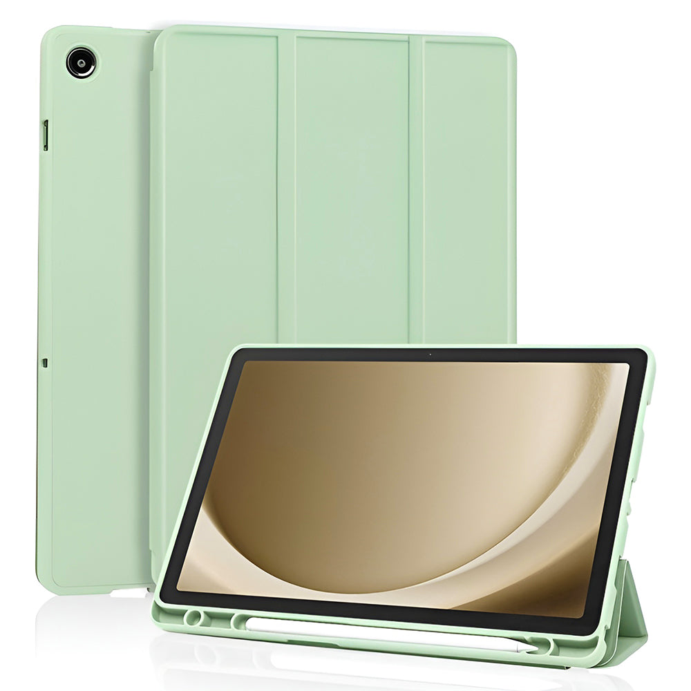 Ovitek za Samsung Galaxy Tab A11+ / Tab A9+, Techsuit, Flex Trifold, Matcha zelena