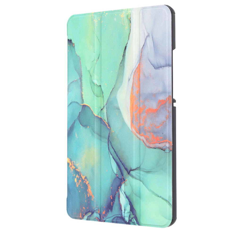 Ovitek za Samsung Galaxy Tab A11+ / Tab A9+, Techsuit, FoldPro Green Time, večbarven