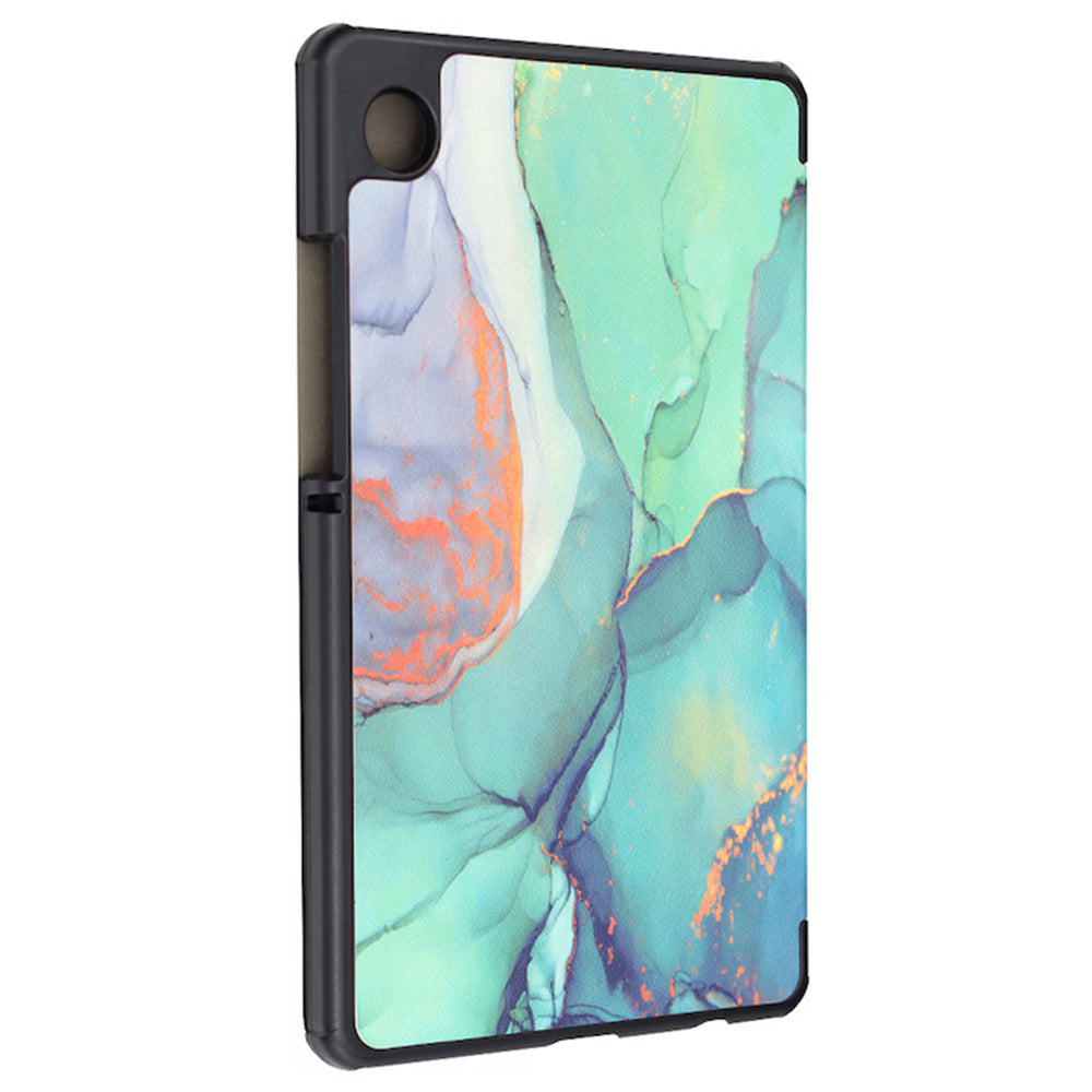 Ovitek za Samsung Galaxy Tab A11+ / Tab A9+, Techsuit, FoldPro Green Time, večbarven