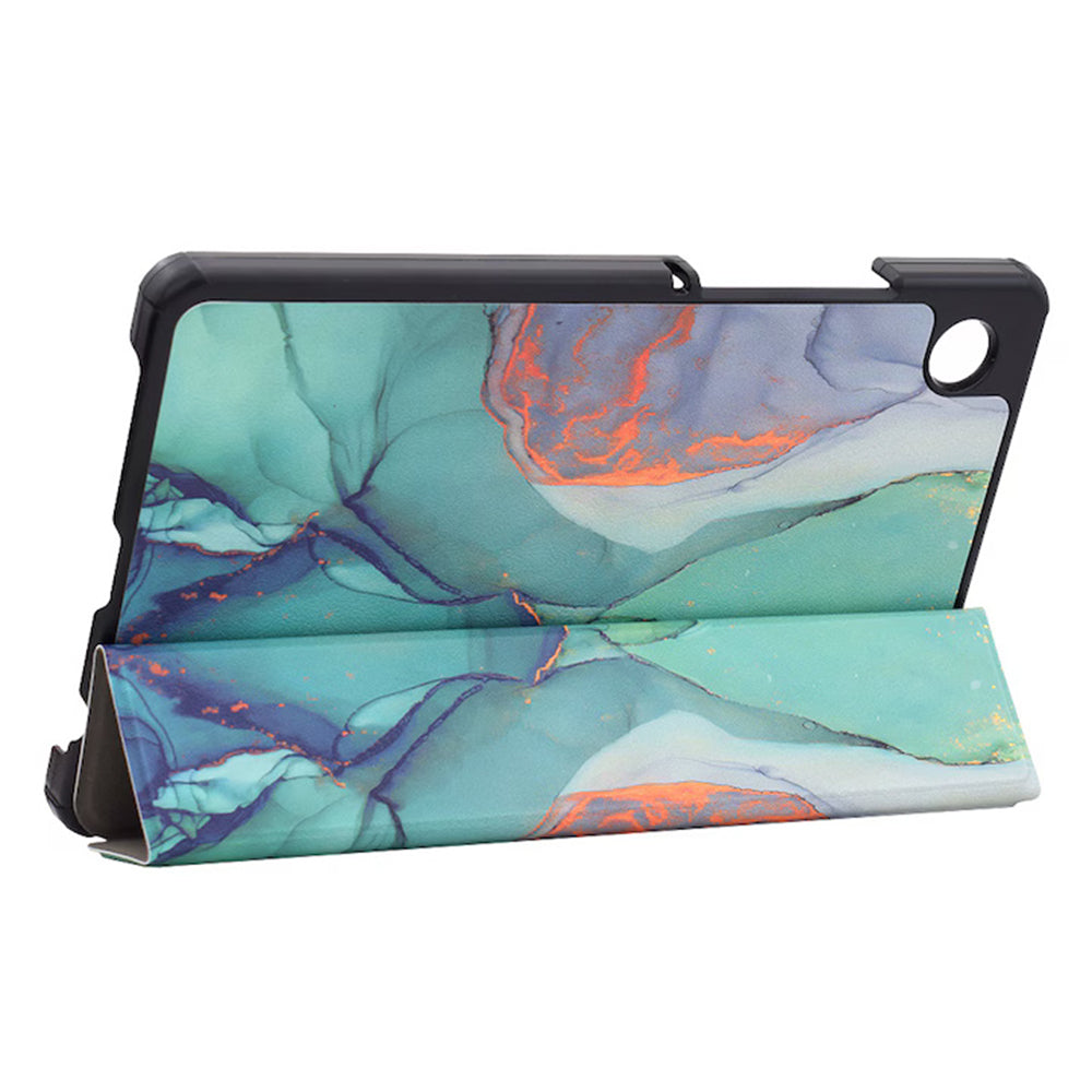 Ovitek za Samsung Galaxy Tab A11+ / Tab A9+, Techsuit, FoldPro Green Time, večbarven