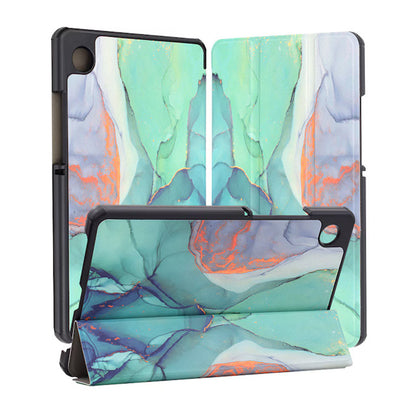 Ovitek za Samsung Galaxy Tab A11+ / Tab A9+, Techsuit, FoldPro Green Time, večbarven
