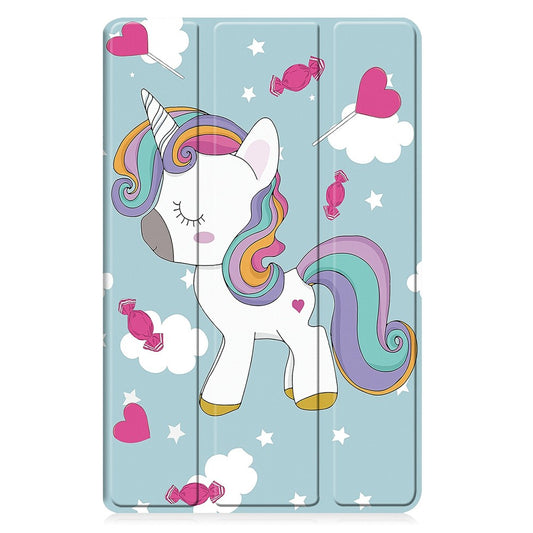 Ovitek za Samsung Galaxy Tab A11+ / Tab A9+, Techsuit, FoldPro Unicorn, večbarven