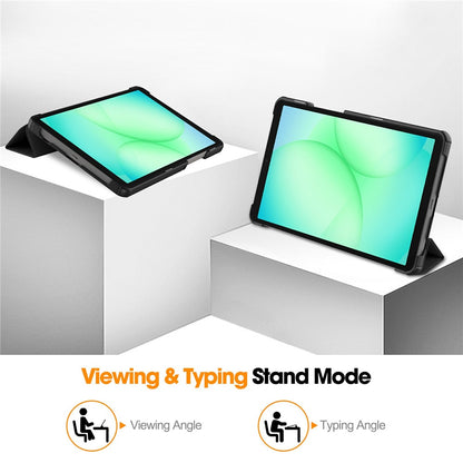 Ovitek za Samsung Galaxy Tab A11 / Tab A9, Techsuit, FoldPro Nov Model, Črn