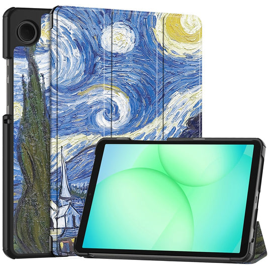 Ovitek za Samsung Galaxy Tab A11 / Tab A9, Techsuit, FoldPro Starry Night Nov model, Večbarven