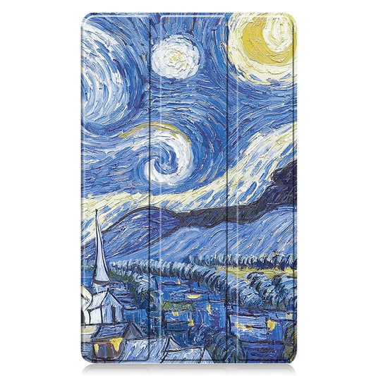 Ovitek za Samsung Galaxy Tab A11 / Tab A9, Techsuit, FoldPro Starry Night Nov model, Večbarven