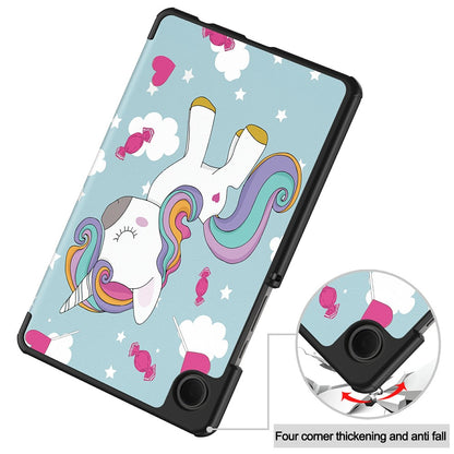 Ovitek za Samsung Galaxy Tab A11 / Tab A9, Techsuit, FoldPro Unicorn Nov Model, Večbarven