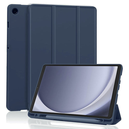Ovitek za Samsung Galaxy Tab A11 / Tab A9, Techsuit, Flex Trifold, temno moder