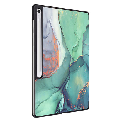 Ovitek za Samsung Galaxy Tab S10 FE+, Techsuit, FoldPro Green Time, večbarven