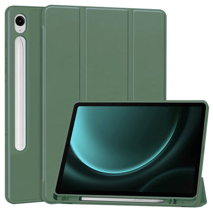 Case for Samsung Galaxy Tab S10 FE / Tab S9 FE, Techsuit, Flex Trifold, Green