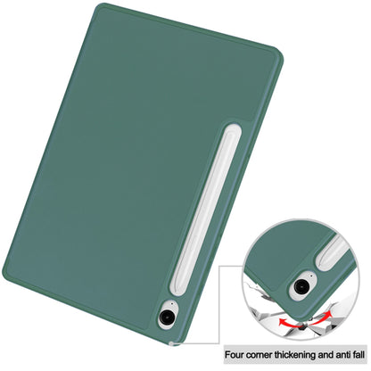 Case for Samsung Galaxy Tab S10 FE / Tab S9 FE, Techsuit, Flex Trifold, Green