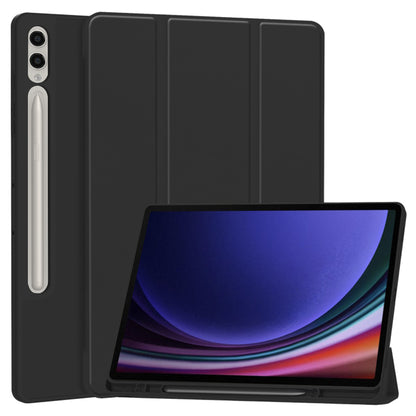 Ovitek za Samsung Galaxy Tab S10+ / Tab S9 FE+ / Tab S9+, Techsuit, Flex Trifold, Črn