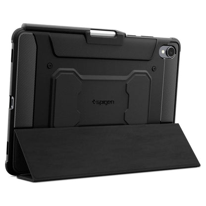 Ovitek za Samsung Galaxy Tab S11, Spigen, Rugged Armor Pro, Črn ACS10149