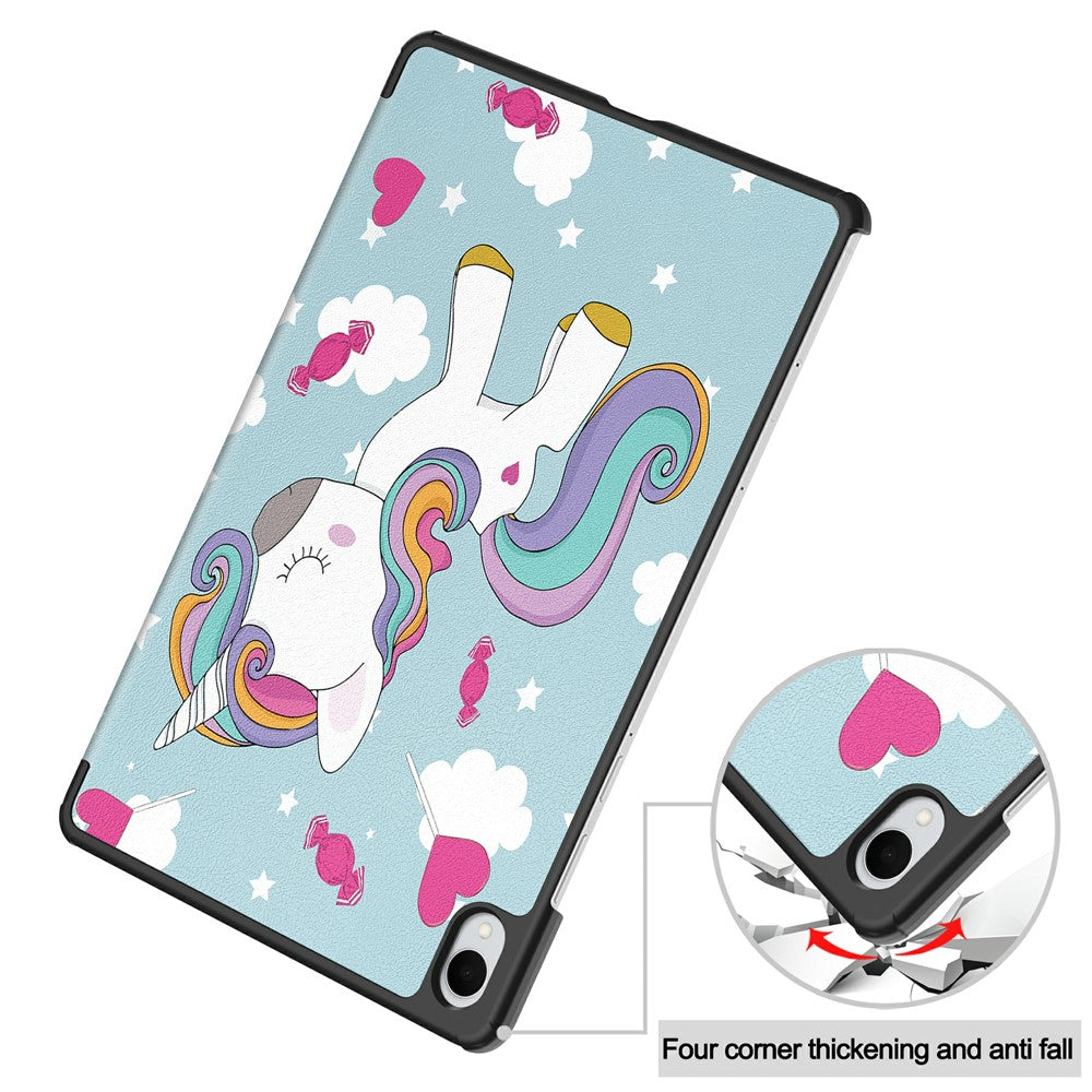 Ovitek za Samsung Galaxy Tab S11, Techsuit, FoldPro Unicorn, večbarven
