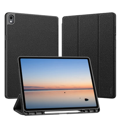 Ovitek za Samsung Galaxy Tab S12 Plus, DUX DUCIS, Domo z držalom za pisalo, črn