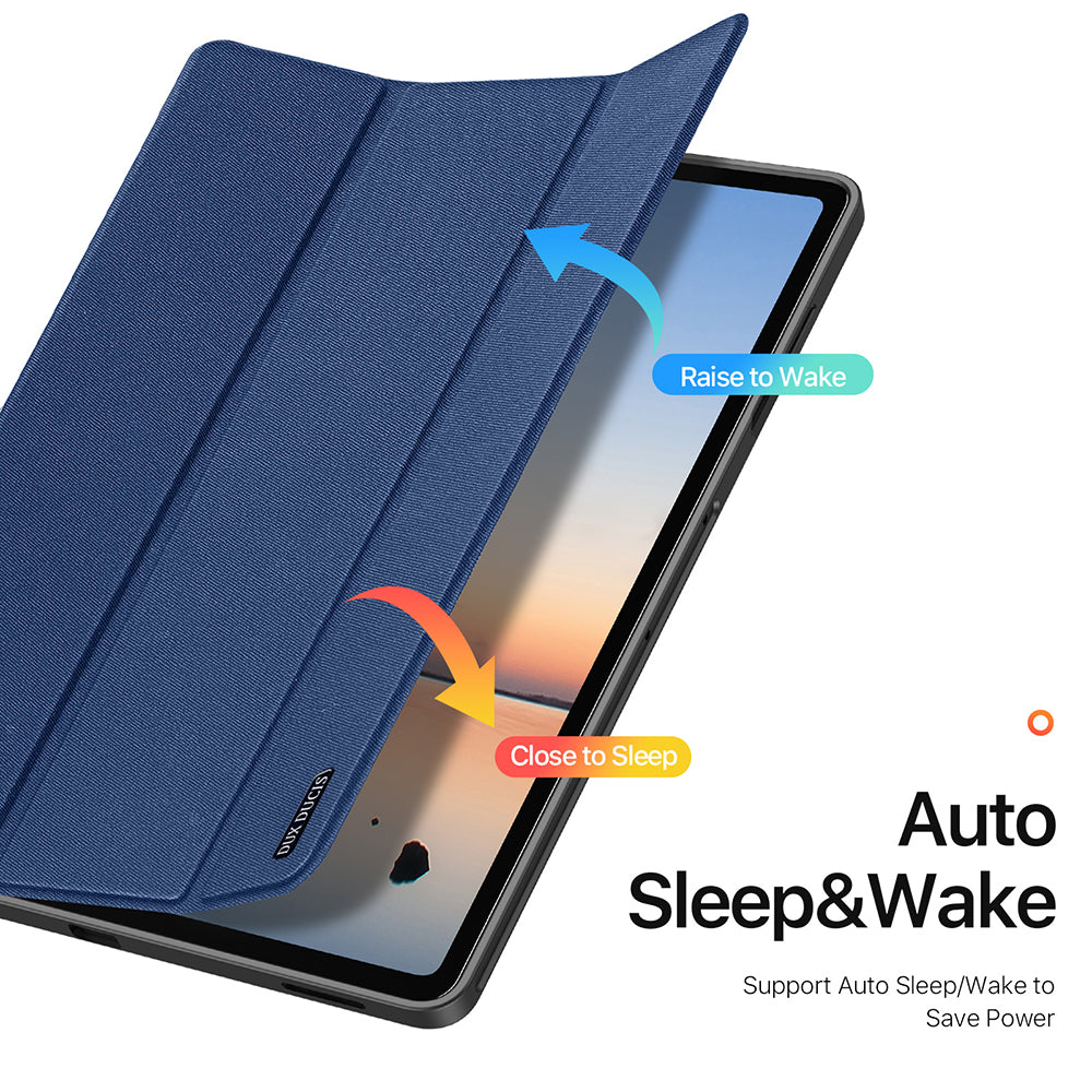 Ovitek za Samsung Galaxy Tab S12 Plus, DUX DUCIS, Domo z držalom za pisalo, črn