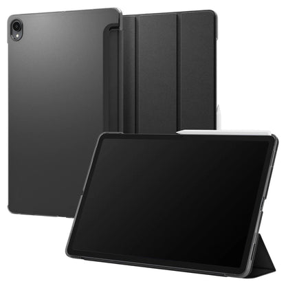 Ovitek za Samsung Galaxy Tab S12 Plus, Spigen, Liquid Air Folio, črn ACS11828