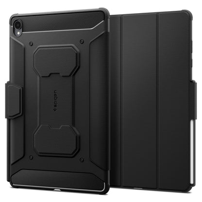 Ovitek za Samsung Galaxy Tab S12 Plus, Spigen, Rugged Armor Pro, črn ACS11822