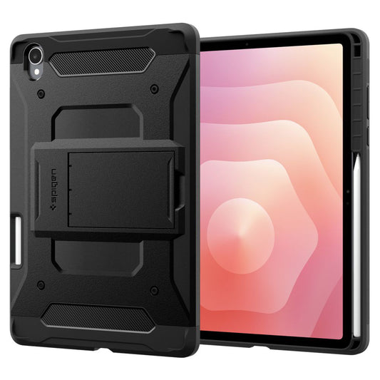 Ovitek za Samsung Galaxy Tab S12 Plus, Spigen, Tough Armor Pro, Črn ACS11827
