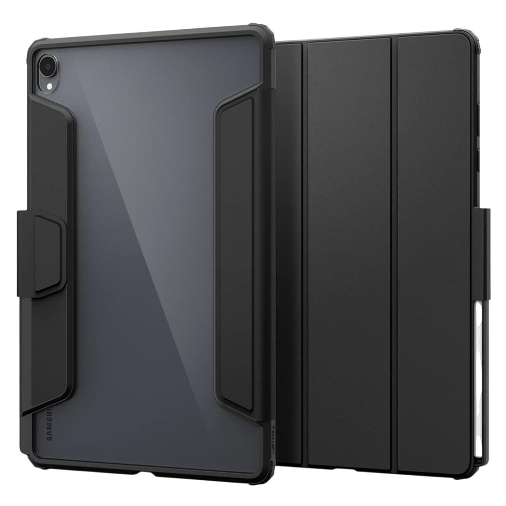 Ovitek za Samsung Galaxy Tab S12 Plus, Spigen, Ultra Hybrid Pro, črn ACS11825