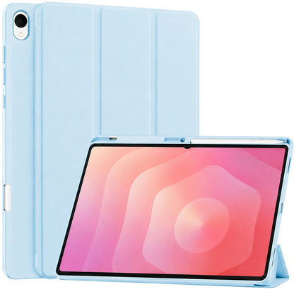 Ovitek za Samsung Galaxy Tab S12 Plus, Techsuit, Flex Trifold, modra