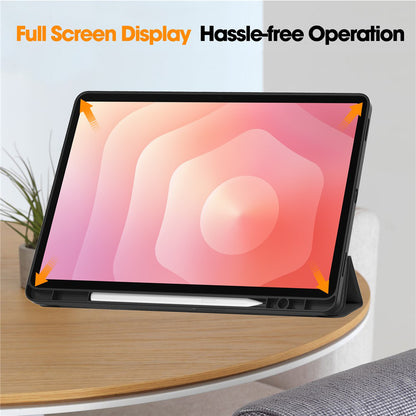 Ovitek za Samsung Galaxy Tab S12 Plus, Techsuit, Flex Trifold, modra
