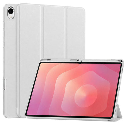 Ovitek za Samsung Galaxy Tab S12 Plus, Techsuit, Flex Trifold, Siva