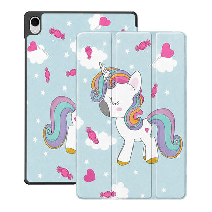 Ovitek za Samsung Galaxy Tab S12 Plus, Techsuit, FoldPro Unicorn, večbarven