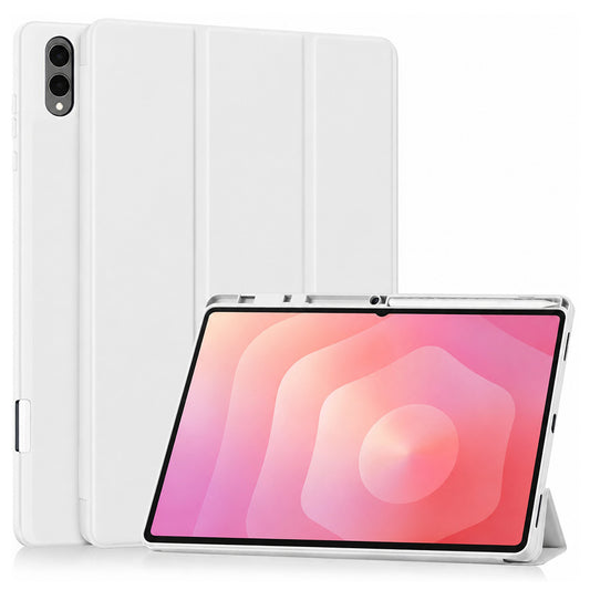 Ovitek za Samsung Galaxy Tab S12 Ultra / Tab S11 Ultra, Techsuit, Flex Trifold, Siva