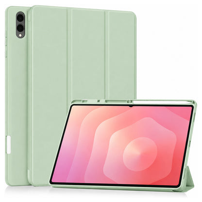 Ovitek za Samsung Galaxy Tab S12 Ultra / Tab S11 Ultra, Techsuit, Flex Trifold, Matcha zelena