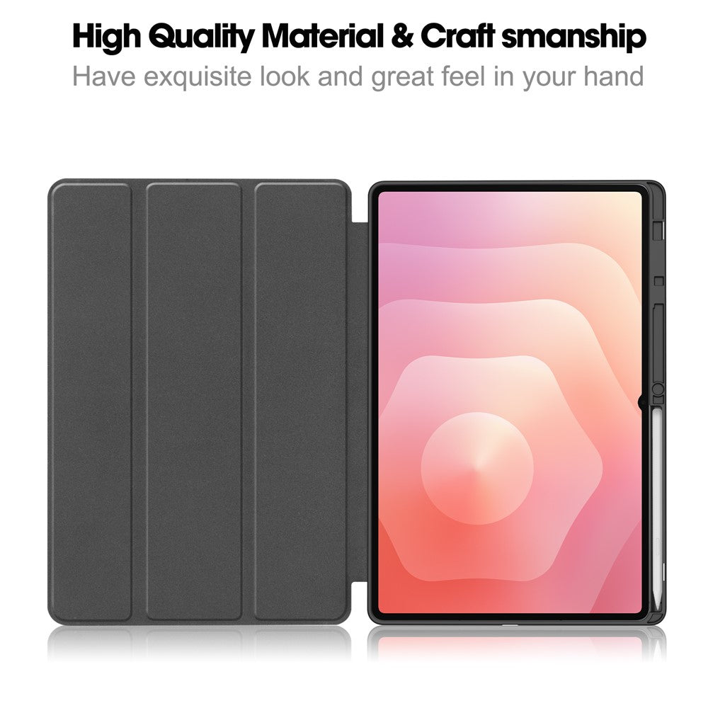 Ovitek za Samsung Galaxy Tab S12 Ultra / Tab S11 Ultra, Techsuit, Flex Trifold, Matcha zelena