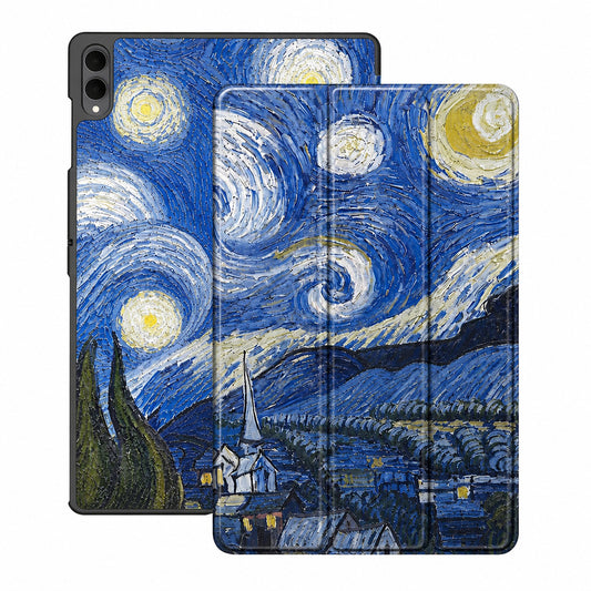 Ovitek za Samsung Galaxy Tab S12 Ultra / Tab S11 Ultra, Techsuit, FoldPro Starry Night, večbarven