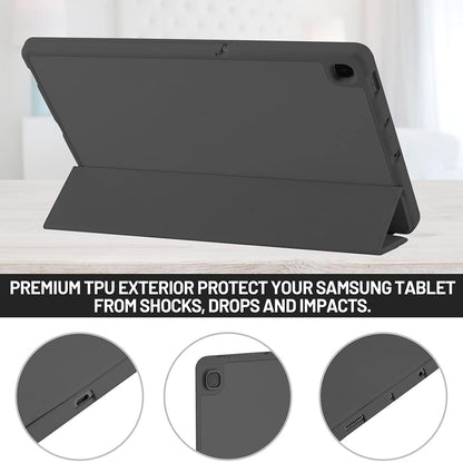 Ovitek za Samsung Galaxy Tab S6 Lite (2024) / Tab S6 Lite (2022) / Tab S6 Lite (2020), Techsuit, Flex Trifold, Črn
