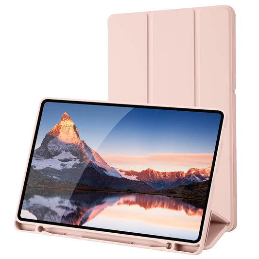 Ovitek za Samsung Galaxy Tab S6 Lite (2024) / Tab S6 Lite (2022) / Tab S6 Lite (2020), Techsuit, Flex Trifold, roza