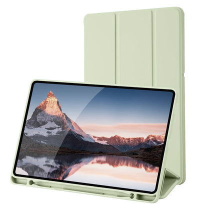 Ovitek za Samsung Galaxy Tab S6 Lite (2024) / Tab S6 Lite (2022) / Tab S6 Lite (2020), Techsuit, Flex Trifold, Matcha zelena