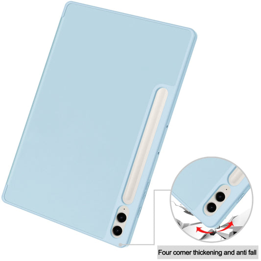 Ovitek za Samsung Galaxy Tab S9 FE+, Techsuit, Flex Trifold, modra
