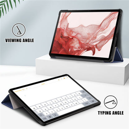 Ovitek za Samsung Galaxy Tab S9 FE / Tab S9 / Tab S10 FE, Techsuit, FoldPro, modra