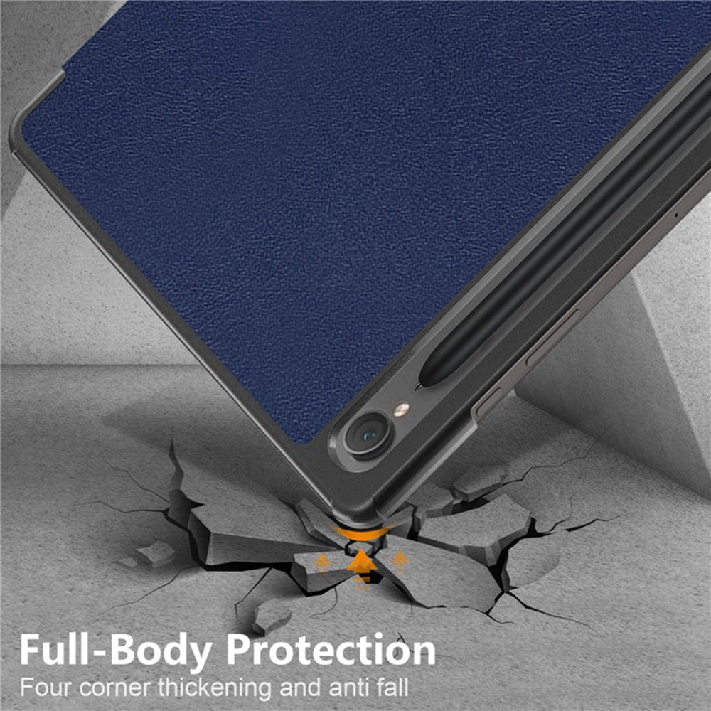 Ovitek za Samsung Galaxy Tab S9 FE / Tab S9 / Tab S10 FE, Techsuit, FoldPro, modra