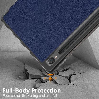 Ovitek za Samsung Galaxy Tab S9 FE / Tab S9 / Tab S10 FE, Techsuit, FoldPro, modra