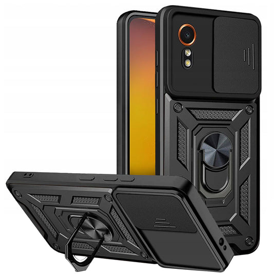 Ovitek za Samsung Galaxy Xcover7 G556, Techsuit, CamShield, Črn