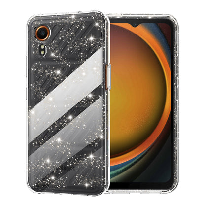 Ovitek za Samsung Galaxy Xcover7 G556, Techsuit, SparkleSkin, Prozoren