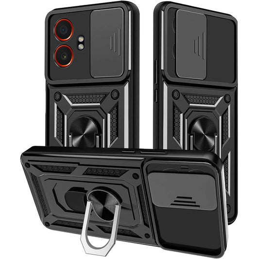 Ovitek za Samsung Galaxy XCover7 Pro, Techsuit, CamShield, Črn
